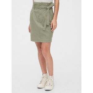 NWT GAP Paperbag Mini Skirt in Douglas Fir Green - Size: 12